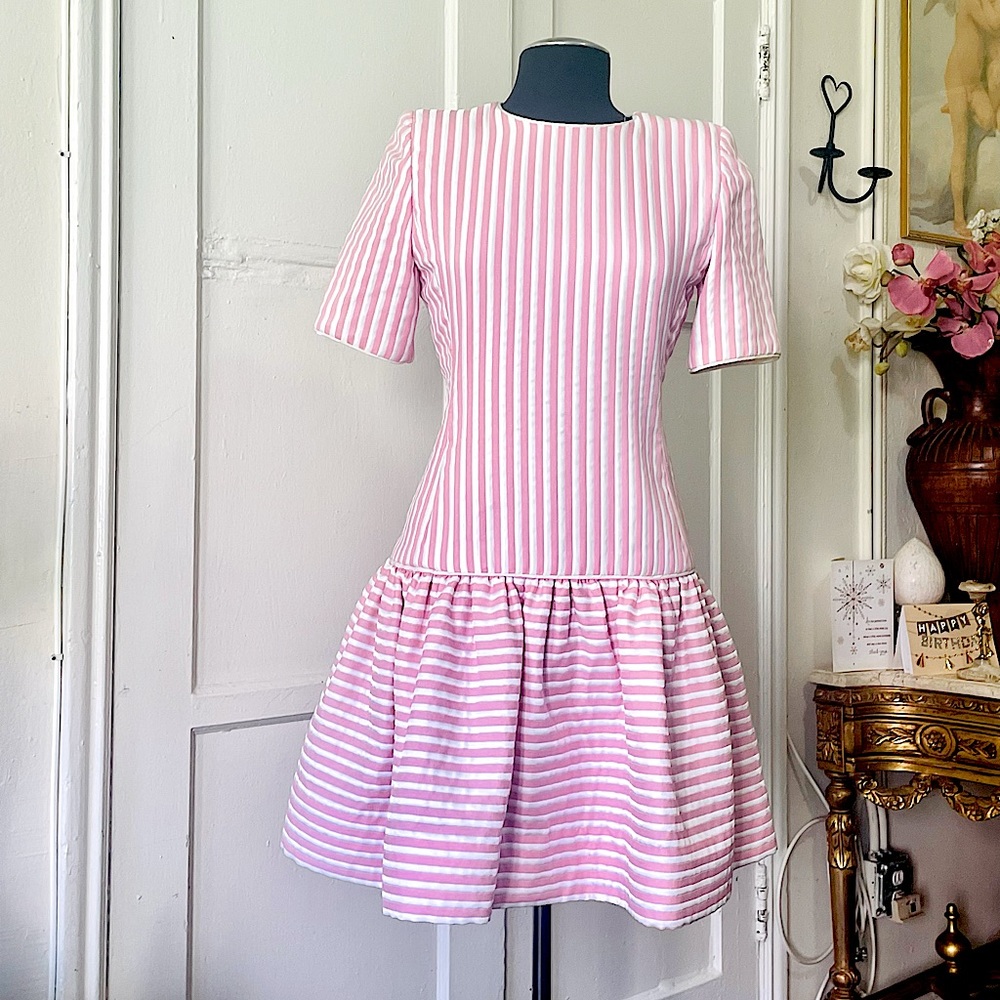 “SOLD Carolina Herrera”Bell Skirt Elegant Dress